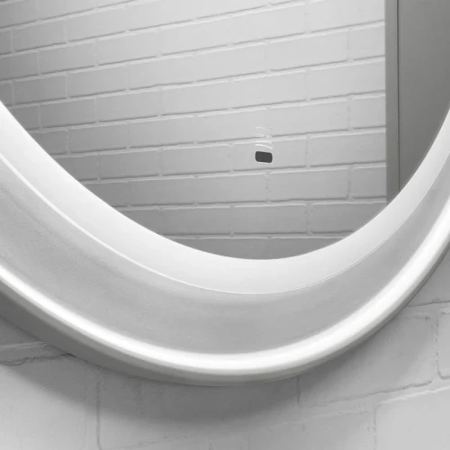Зеркало Comforty Ереван 70 00-00014142 с подсветкой Белое матовое с бесконтактным выключателем