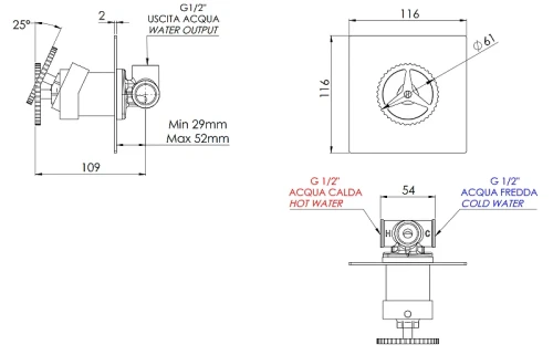 Смеситель для душа Remer Chrono CH30QBO цвет Белый матовый