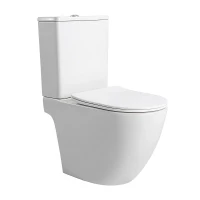 Унитаз компакт Azario Levita AZ-2903T цвет Белый с бачком и сиденьем Микролифт