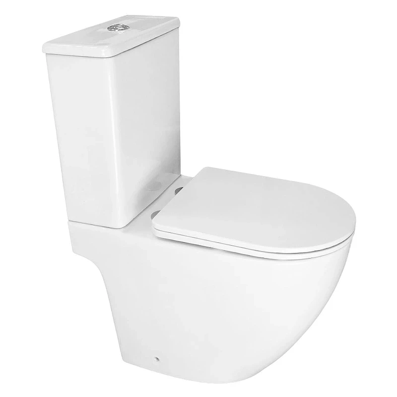 Унитаз компакт Azario Levita AZ-2903T цвет Белый с бачком и сиденьем Микролифт
