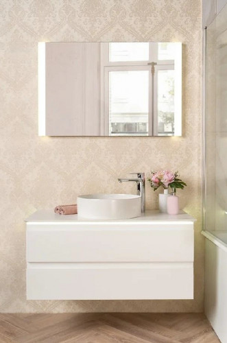 Тумба под раковину Jacob Delafon Madeleine 100 EB2084-J5 подвесная Белый глянец МДФ / ЛДСП