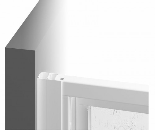 Душевая стенка Ravak Supernova PSS-90 940701O211 профиль Белый витраж пластик Pearl