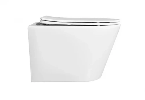Комплект унитаза с инсталляцией Aquatek Set Aquatek Вега-1905-036 цвет Белый с сиденьем Микролифт и клавишей смыва цвет Хром глянцевый