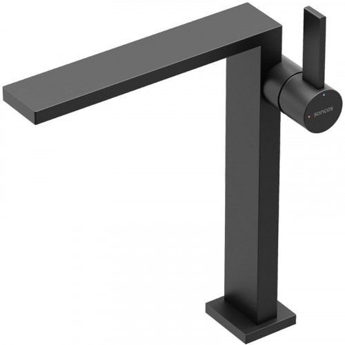 Смеситель для раковины Sancos Linn SC9020MB Черный матовый