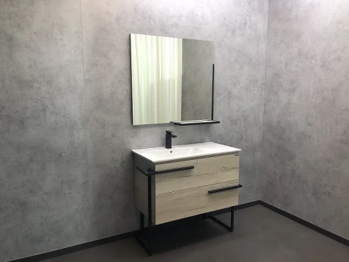 Зеркало Comforty Дюссельдорф 90 00004147992 Дуб дымчатый стекло