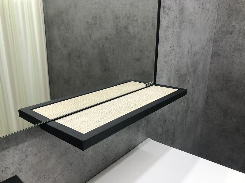 Зеркало Comforty Дюссельдорф 90 00004147992 Дуб дымчатый стекло