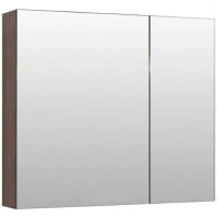 Зеркальный шкаф Aquanet Нью-Йорк 100 L 203955 Орех МДФ / ЛДСП, стекло