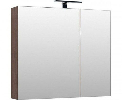 Зеркальный шкаф Aquanet Нью-Йорк 100 L 203955 Орех МДФ / ЛДСП, стекло
