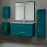 Тумба под раковину Cezares Tiffany 100 54953 подвесная Blu Petrolio МДФ / ЛДСП