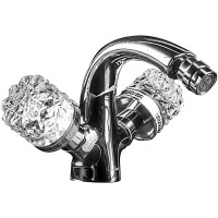 Смеситель для биде Boheme Crystal 276-CRST Хром латунь