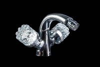 Смеситель для биде Boheme Crystal 276-CRST Хром латунь