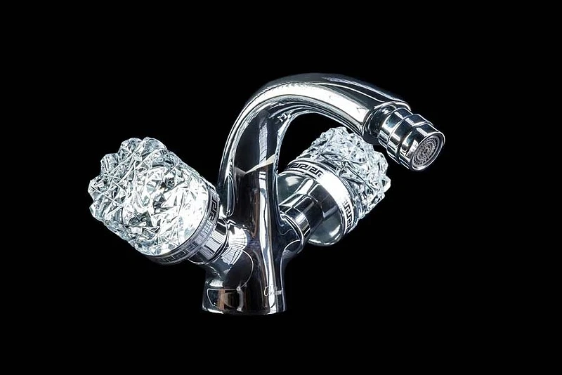 Смеситель для биде Boheme Crystal 276-CRST Хром латунь