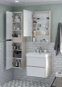 Зеркальный шкаф Aquaton Сканди 55 1A252102SDB20 Белый Дуб верона МДФ / ЛДСП, стекло