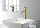 Смеситель для раковины Aquatek Классик AQ1504PG Полированное золото латунь