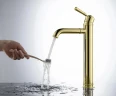 Смеситель для раковины Aquatek Классик AQ1504PG Полированное золото латунь