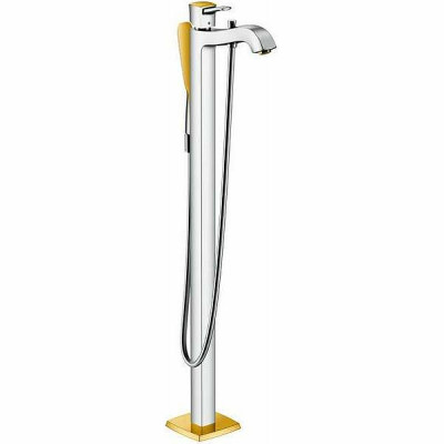 Смеситель для ванны Hansgrohe Metropol Classic 31445090 Хром Золото латунь на пол