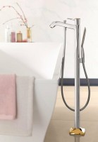 Смеситель для ванны Hansgrohe Metropol Classic 31445090 Хром Золото латунь на пол