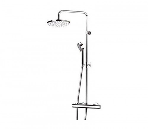 Душевая система Remer Elegance EQ37330FG с термостатом цвет Хром