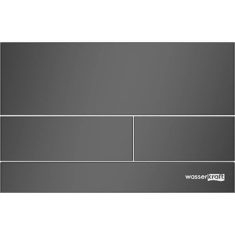 Инсталляция WasserKRAFT Glan 66TLT.010.ME.BL.MB04 для унитаза Черное стекло с Черной матовой клавишей смыва