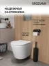 Унитаз с инсталляцией Grossman Style 97.4477SQ.05.42M цвет Белый с сиденьем Микролифт с клавишей смыва цвет Графит