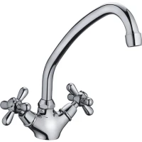 Смеситель для кухни Haiba HB4125 Хром