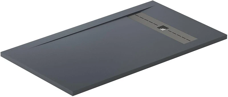 Душевой поддон из искусственного камня Allen Brau Infinity 140x80 8.21004-BGM цвет Синий+Серый