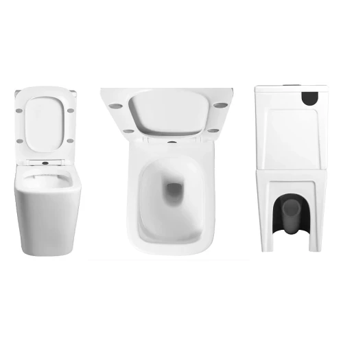 Унитаз компакт Ceruttispa Maiella CT10314 с бачком и сиденьем Микролифт фарфор напольный