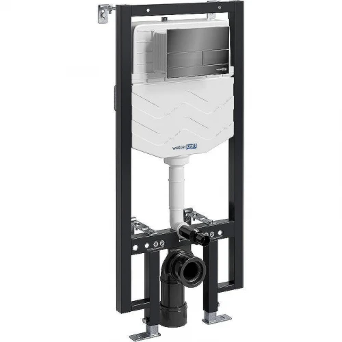 Инсталляция WasserKRAFT Vils 56TLT.010.ME.PB04 для унитаза с клавишей смыва Черный глянец