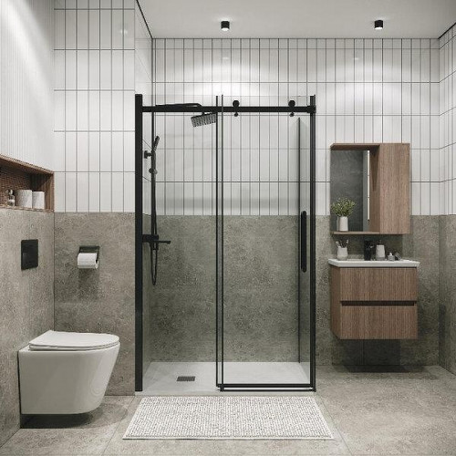 Душевой уголок Grossman Classic 120x100 120.K33.04.1210.42.00 профиль Графит сатин стекло прозрачное