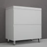 Тумба под раковину Style Line Манхэттен 80 ЛС-00002371 цвет Белый матовый