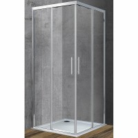 Душевой уголок Vincea Soft 100x100 VSS-3SO100CL профиль Хром стекло прозрачное