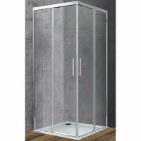 Душевой уголок Vincea Soft 100x100 VSS-3SO100CL профиль Хром стекло прозрачное