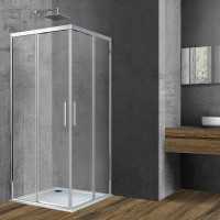 Душевой уголок Vincea Soft 100x100 VSS-3SO100CL профиль Хром стекло прозрачное
