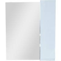 Зеркало со шкафом Bellezza Асти 60 R 4616309021019 Белое МДФ / ЛДСП, стекло