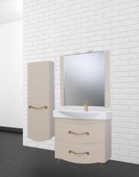 Зеркало Bellezza Сесилия 105 4619718000453 Капучино МДФ / ЛДСП, стекло