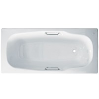 Стальная ванна BLB Atlantica B80A 180х80 с отверстиями для ручек без гидромассажа