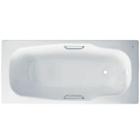 Стальная ванна BLB Atlantica B80A 180х80 с отверстиями для ручек без гидромассажа