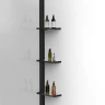 Душевая перегородка Vincea Walk in WS 80 VSW-1HWS800CLB профиль цвет Черный стекло прозрачное