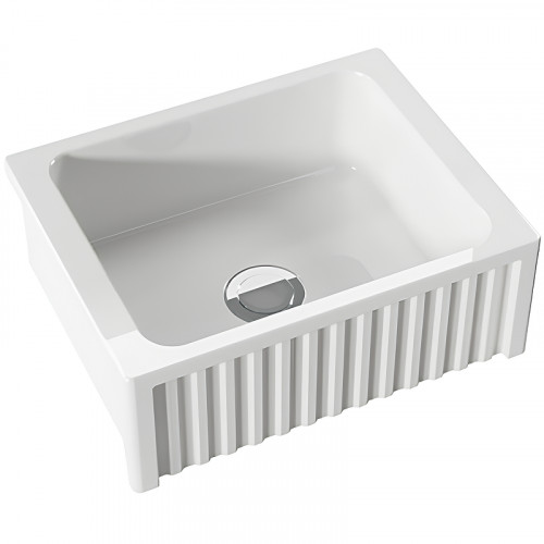 Кухонная мойка Kerasan Hannah Hampshire 60 546001 Белая керамика встраиваемый