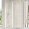 Душевая дверь Ravak Chrome CRV2-80 1QV40100Z1 профиль Белый стекло Transparent