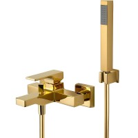 Смеситель для ванны Remer Absolute AU02DO Золото латунь на стену