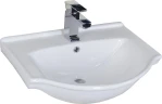 Тумба с раковиной Aquanet Доминика 60 212754 Белая МДФ / ЛДСП