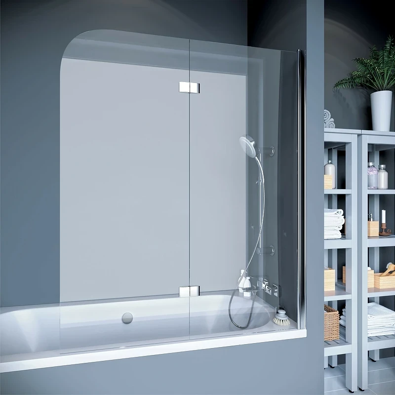 Шторка на ванну Koller Pool Waterfall Line 115 QP97 R профиль Хром стекло прозрачное