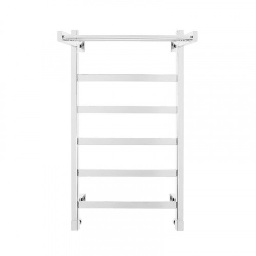 Водяной полотенцесушитель Domoterm Квадро Плюс с полкой П6 500x800 цвет Хром