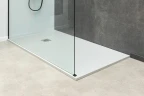 Душевая перегородка Allen Brau Infinity 1 160 3.21033.BBA профиль Черный браш стекло прозрачное