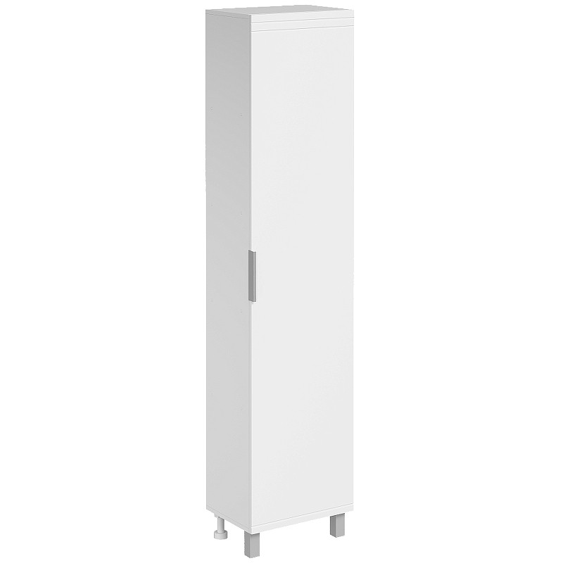 Шкаф пенал DIWO Дмитров 45 DMI.P.45/S/W цвет Белый