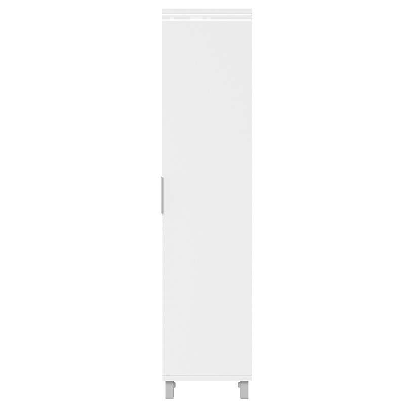 Шкаф пенал DIWO Дмитров 45 DMI.P.45/S/W цвет Белый