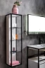 Шкаф пенал Boheme Armadi Art Loft 30 896-W подвесной Белый Черный МДФ / ЛДСП