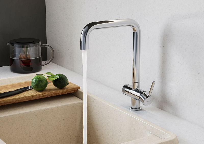 Смеситель для кухни Santek Тесио WH5A43012C001 Хром