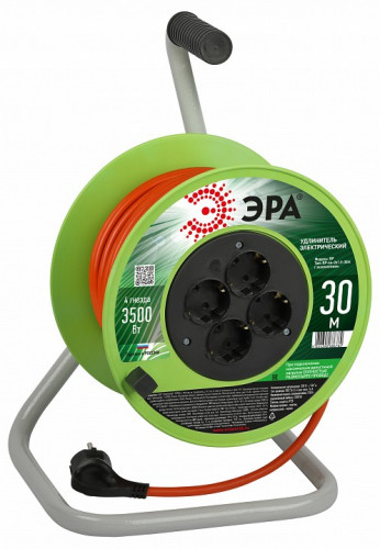 Удлинитель Эра RP-4e-3x1.5-30m